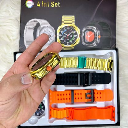 AMOLED 4 in 1 Smartwatch Ultra Set