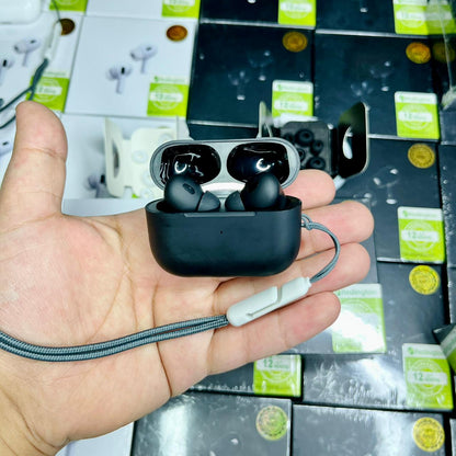Latest Airpods Pro 2nd Gen Buzzer-Edition With Free Eartips Cable & Lanyard